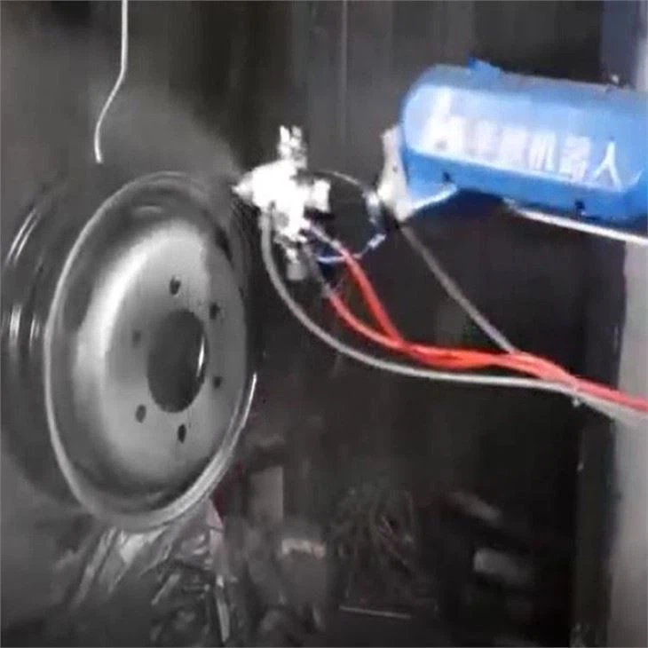 car wheel painting robot