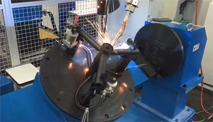Máquina de soldadura MIG robótica RJH605E